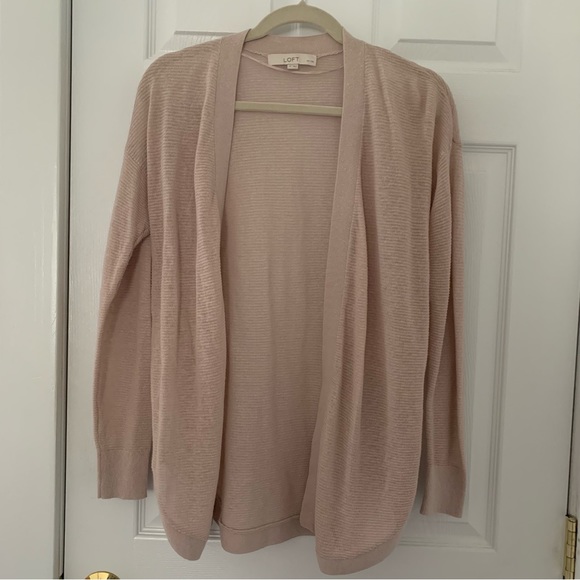 LOFT Ribbed Cardigan - Picture 1 of 3